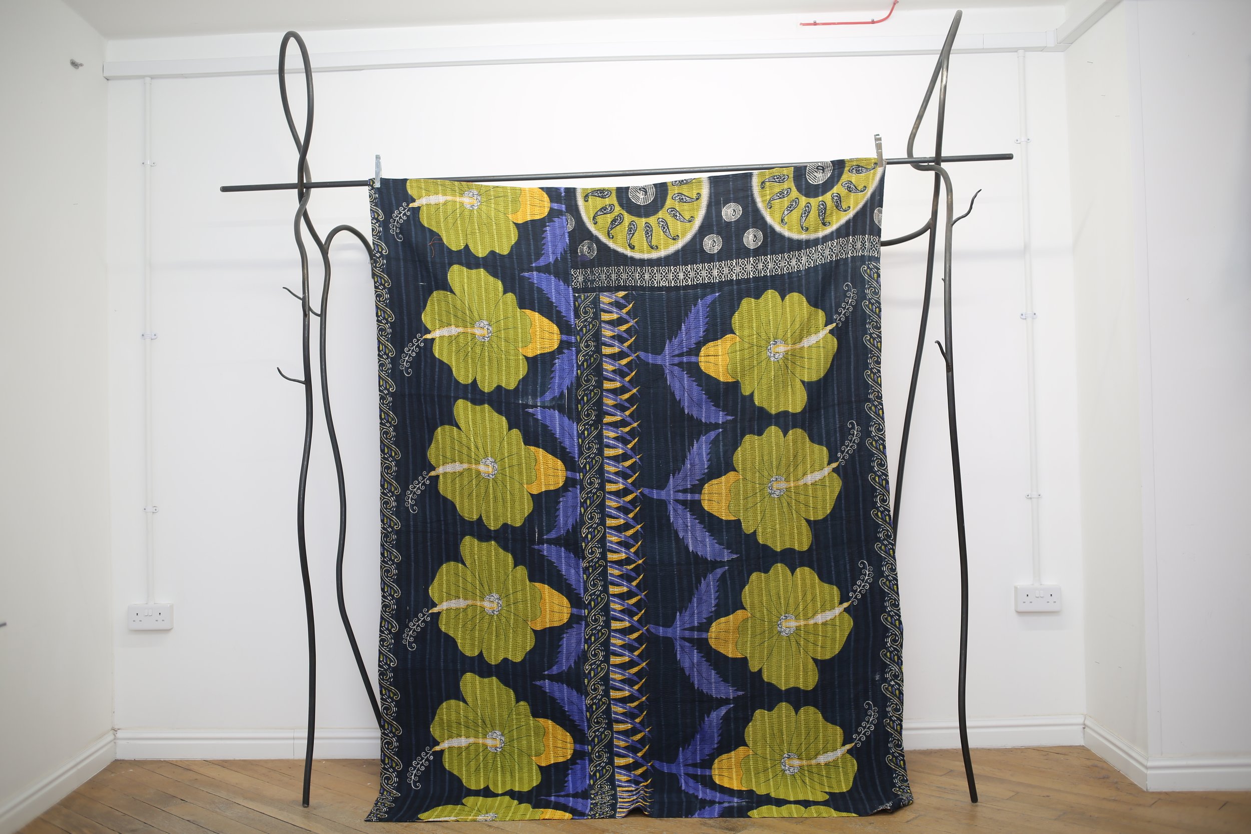 big huge flowers kantha