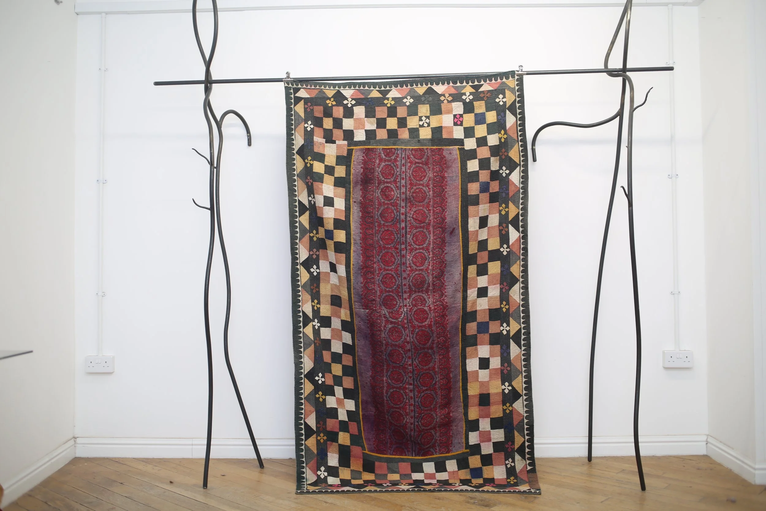 vegetable dye ralli quilt