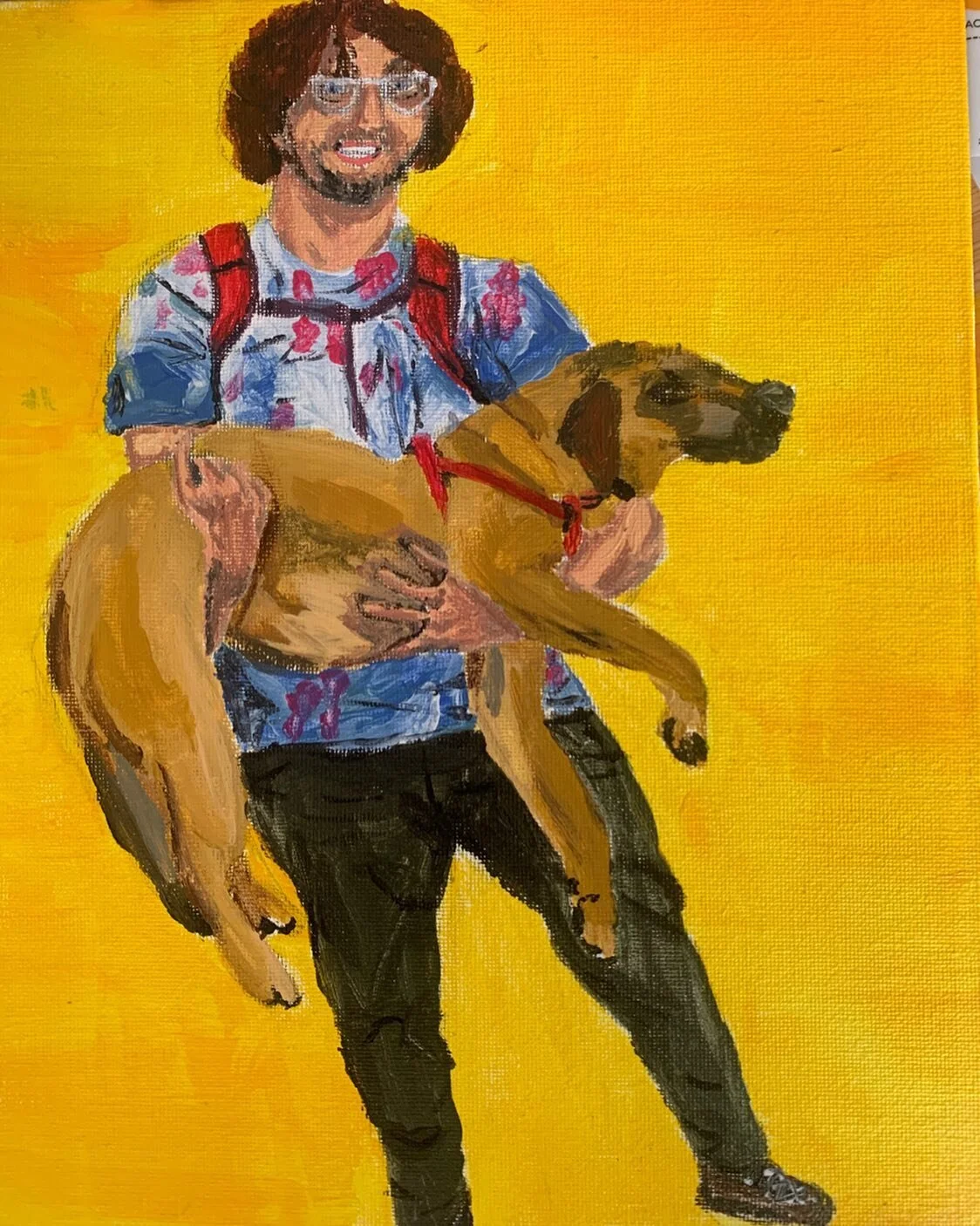 Painting for @wheaty_b and Suki&rsquo;s birthdays