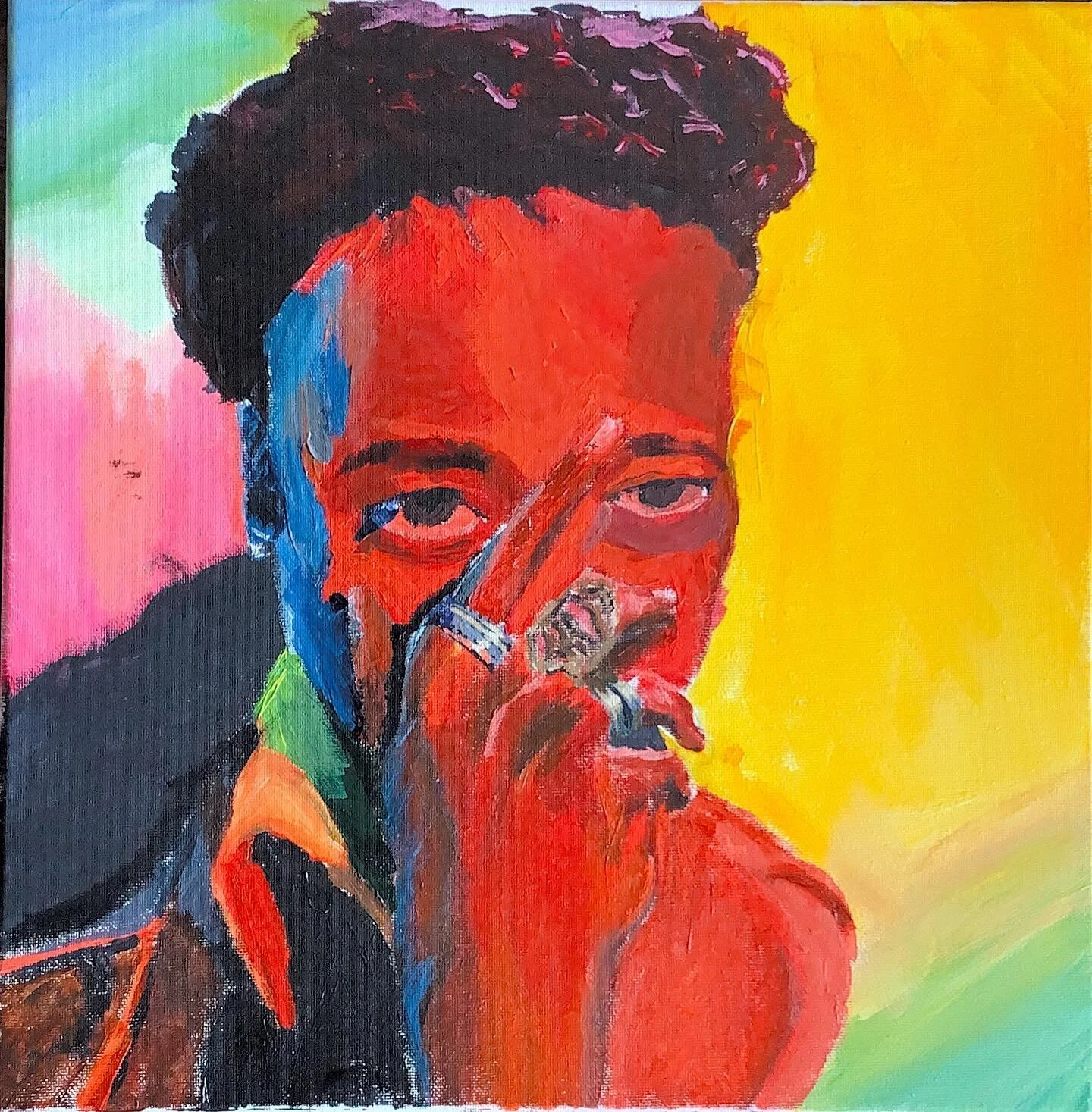 Finally finished this colorful one for @mojivisionz.