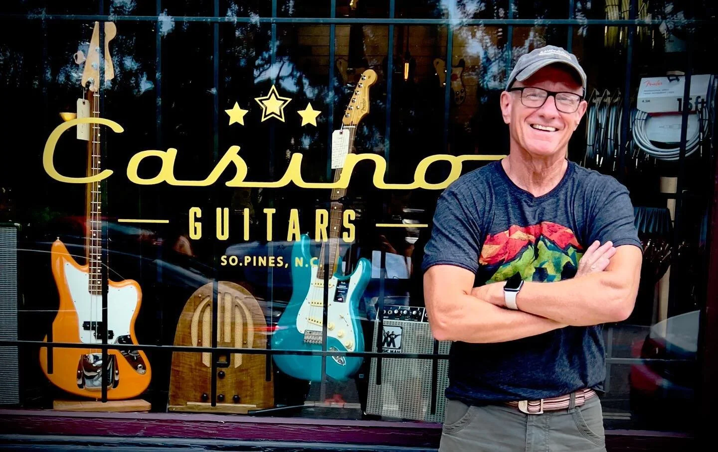 I just enjoyed a visit @casino_guitars in Southern Pines, NC. #guitarshops #southernpinesnc #guitar
