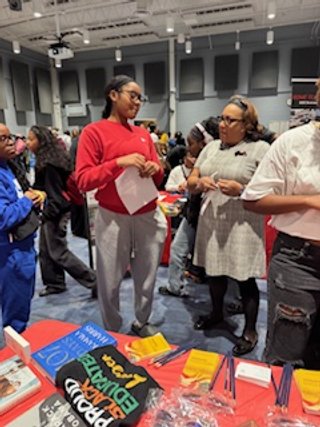NLDC & partner, Creighton Law School host informational table and Breakout Session on Careers in the Law for the Omaha Public Schools Black Student Leadership Council African American Career Day, November 2025