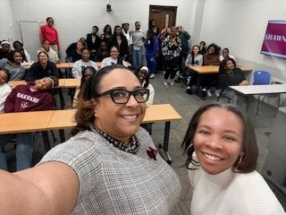 NLDC & partner, Creighton Law School host informational table and Breakout Session on Careers in the Law for the Omaha Public Schools Black Student Leadership Council African American Career Day, November 2025