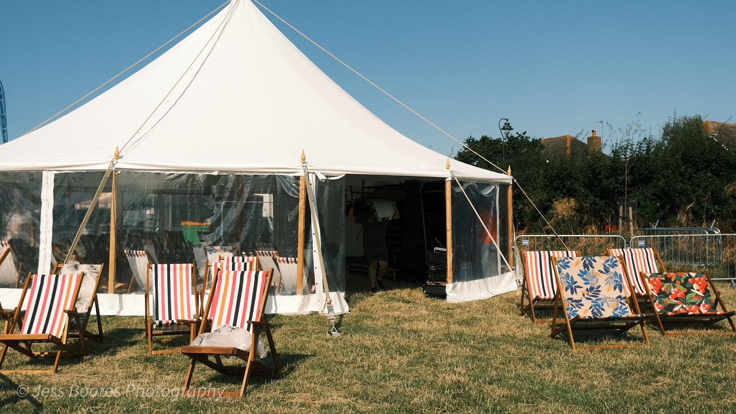 🪩F E S T I V A L 🎤 

We were at @iwaderock again at the weekend providing the VIP area with our Sailcloth and deckchairs. It&rsquo;s such an amazing event put on by Nicola, Keith and their team and has been captured beautifully by @jessbootesphotos