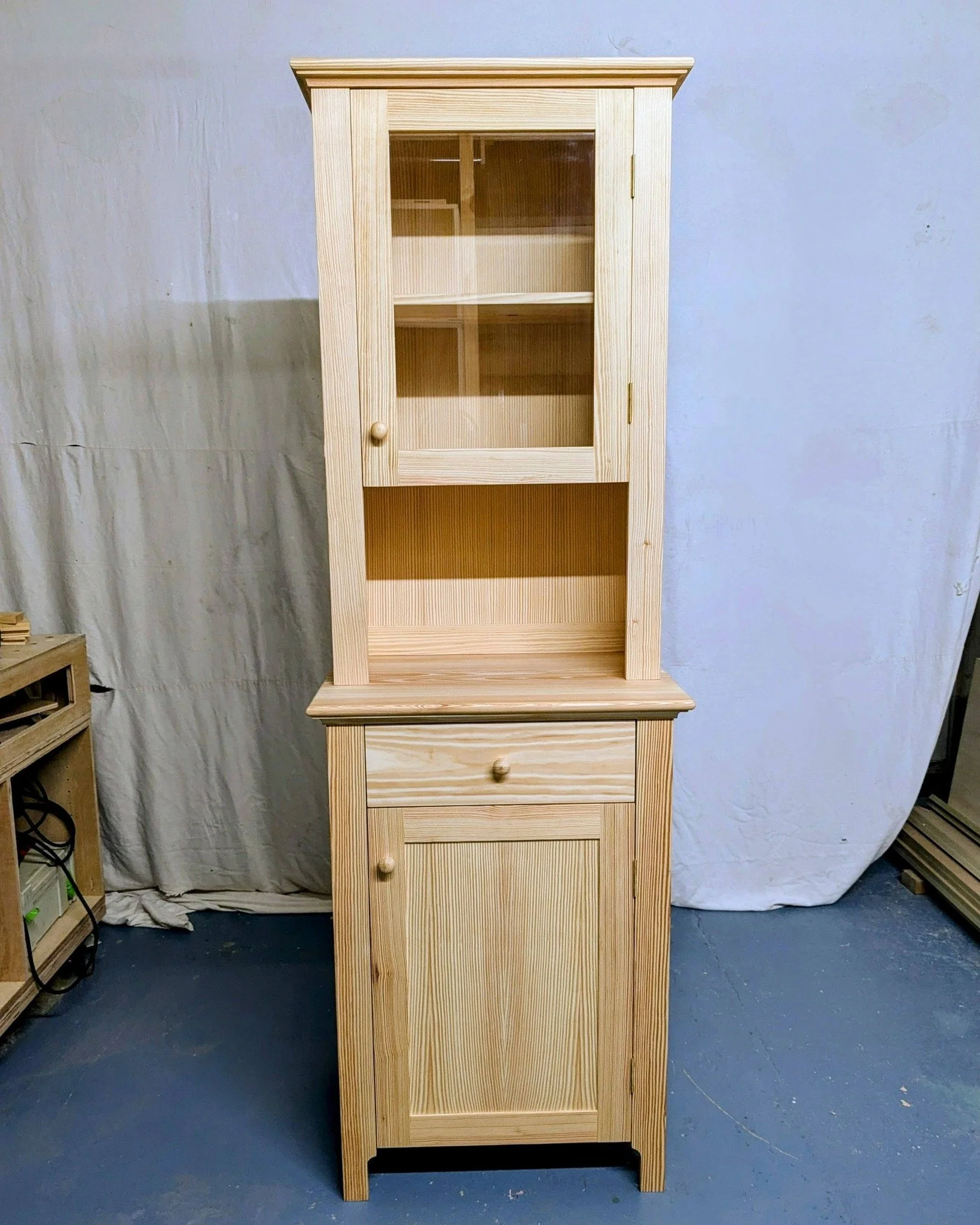 The term &quot;shaker&quot; gets kicked around a lot in cabinet making, but for this commission a client asked me to  design something more authentically shaker than just frame and panel doors. Overexcited by the prospect of a research project I fork