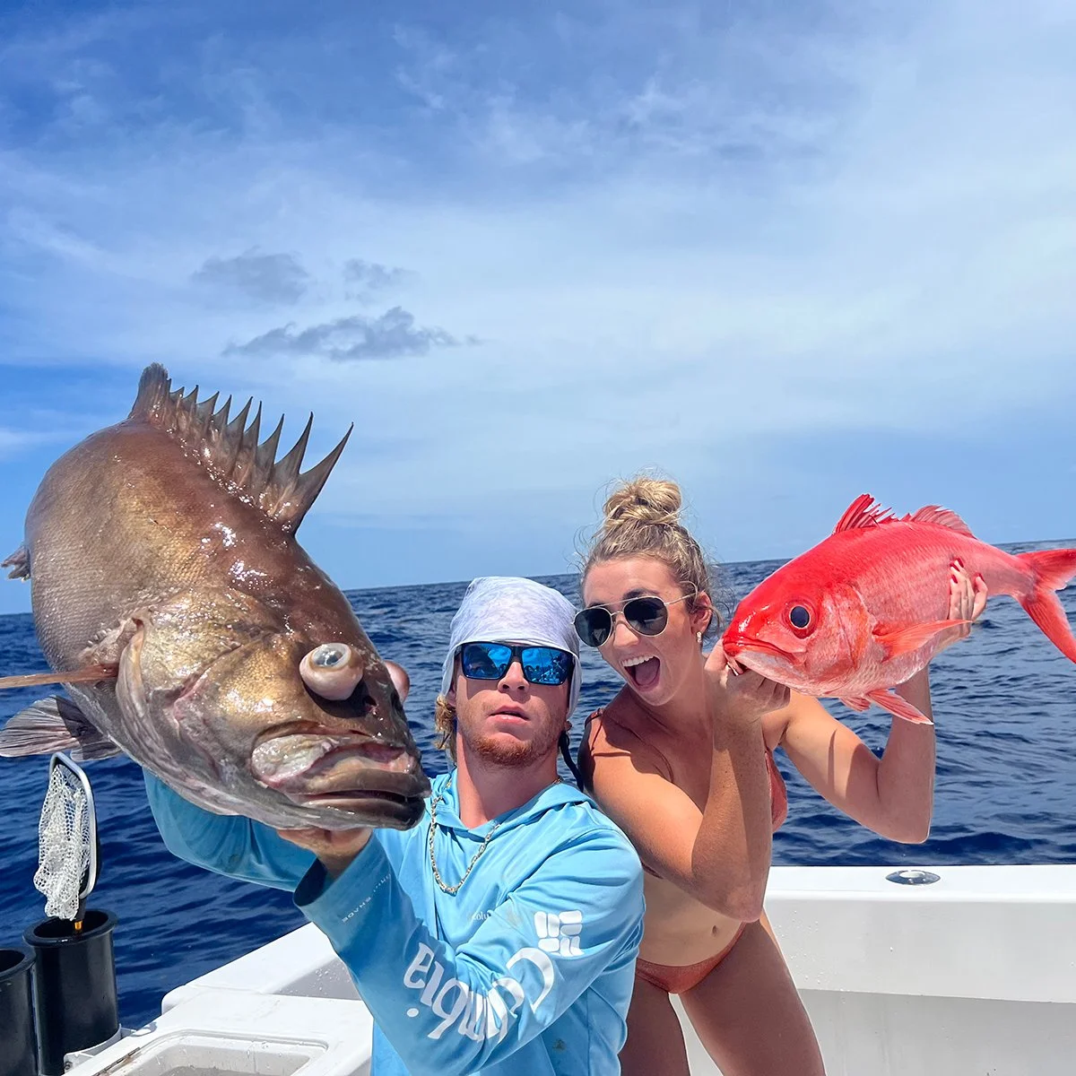Deep-Dropping on Your Marathon Fishing Charter