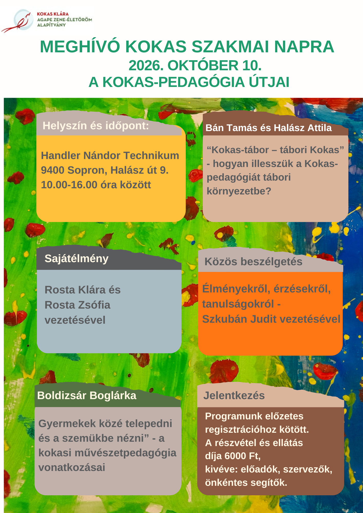 Kokas Alapítvány Őszi Szakmai Nap Sopronban 