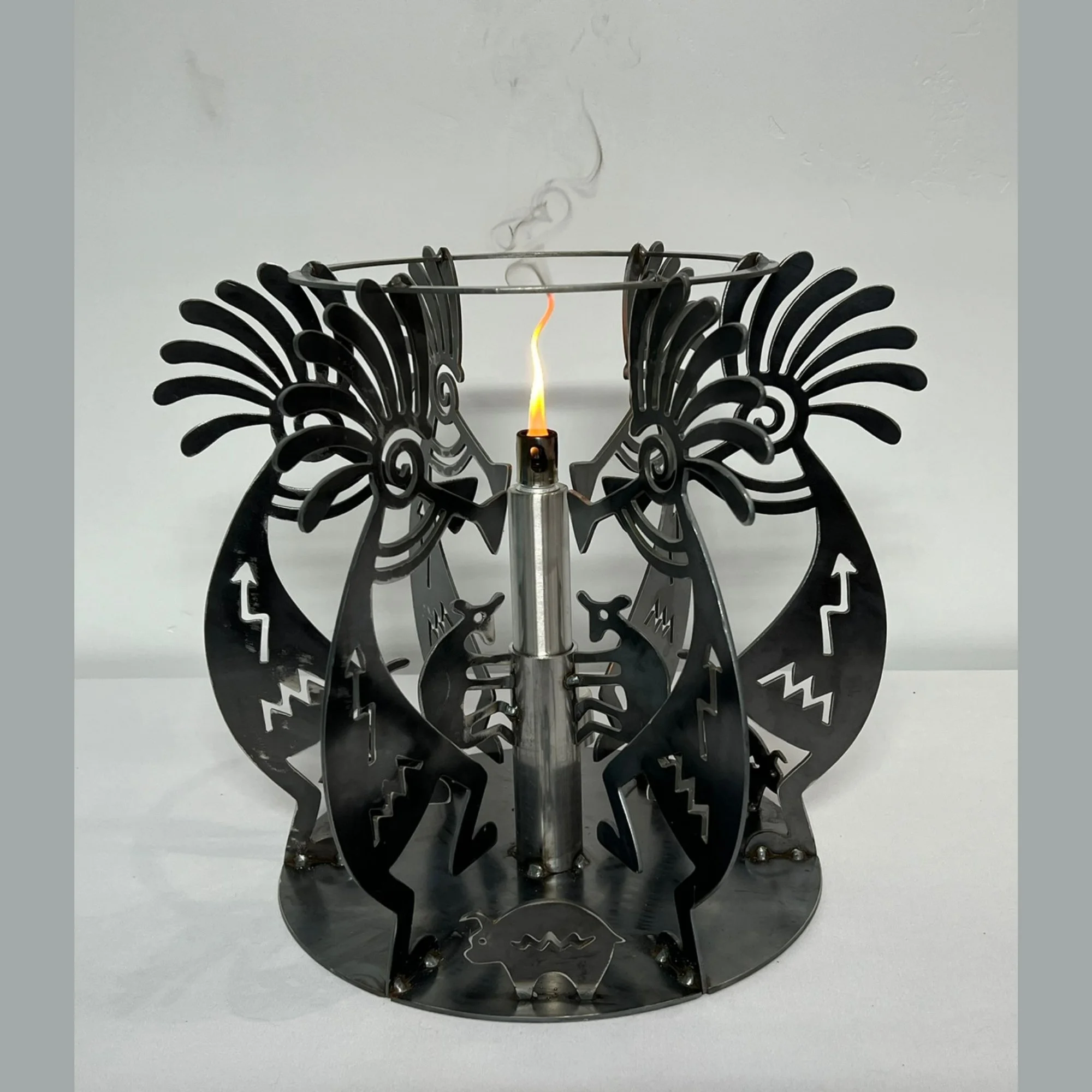 Kokopelli Tiki Lamp