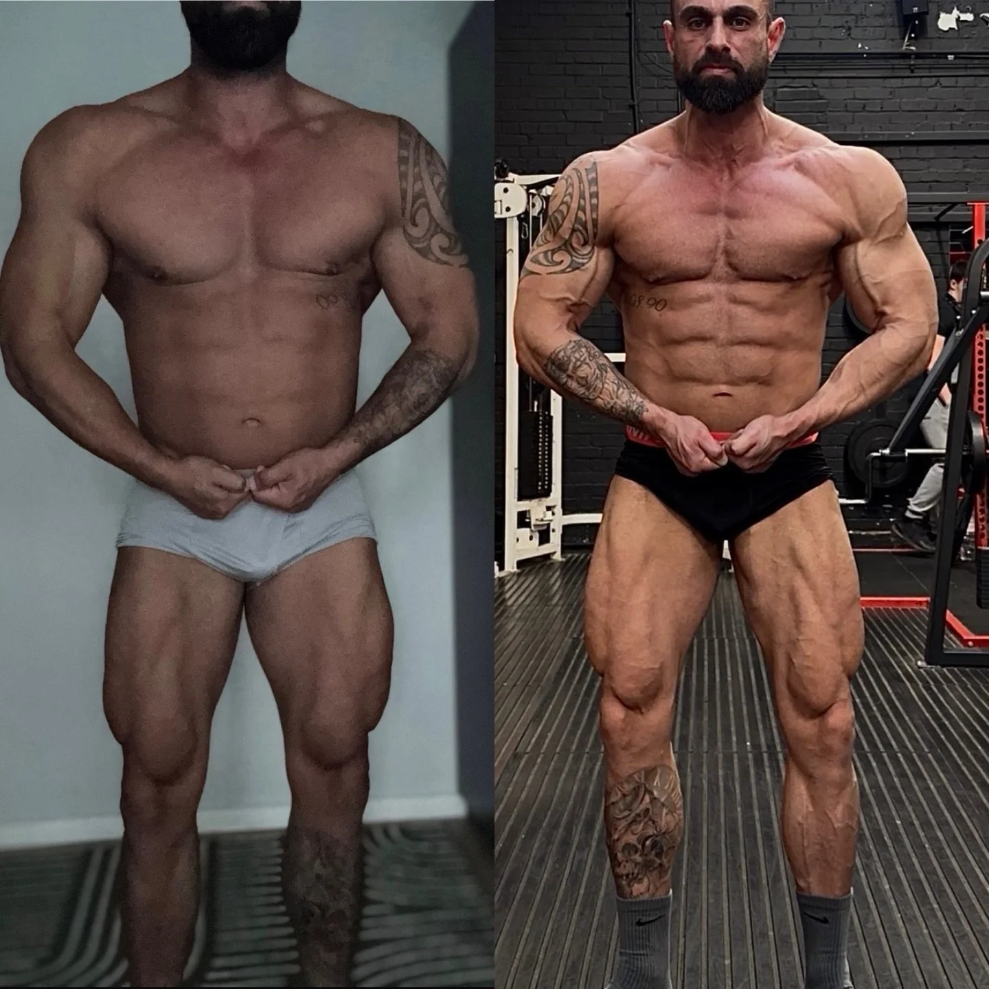 Well what a journey we&rsquo;ve had so far, on the left Jordan&rsquo;s first check in shots with myself back in summer, on the right he stands the best he&rsquo;s ever felt not only in his  physique but with his health 🤝

This is much more then a di