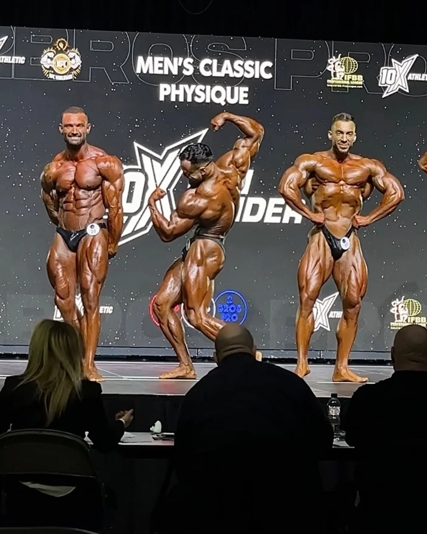 Classic physique class B &hellip; anyone in class B knows how competitive it is 😆

This time of year is a good time to reflect on the year &amp; this has to be on one of the highlights that stands out .

 1 card up for grabs that we were all gunning
