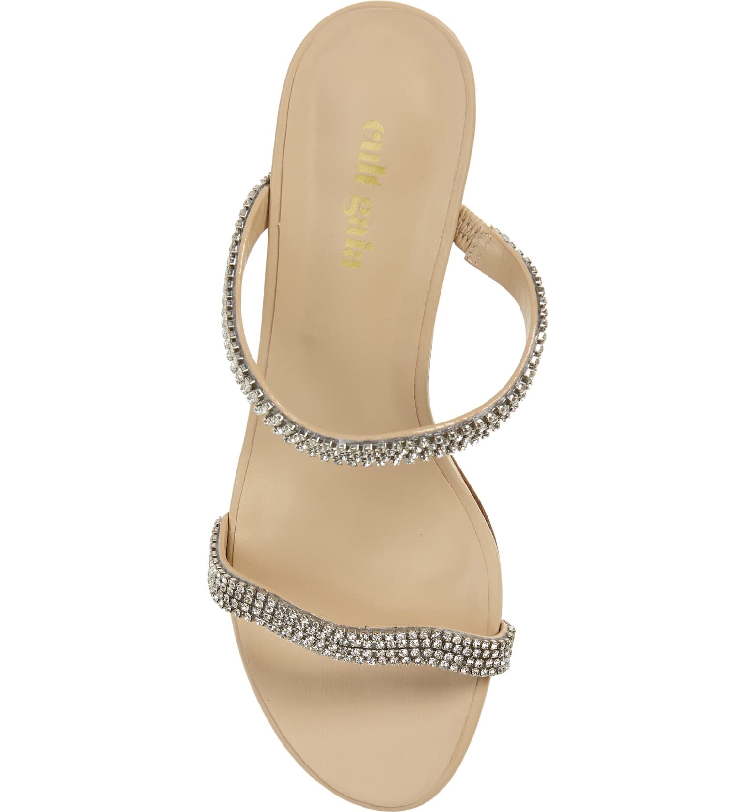 Aubrey Crystal Embellished Slide Sandal