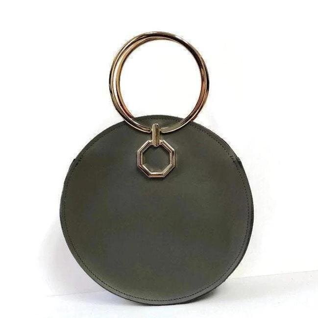 Aureole Bracelet Bag in Olive