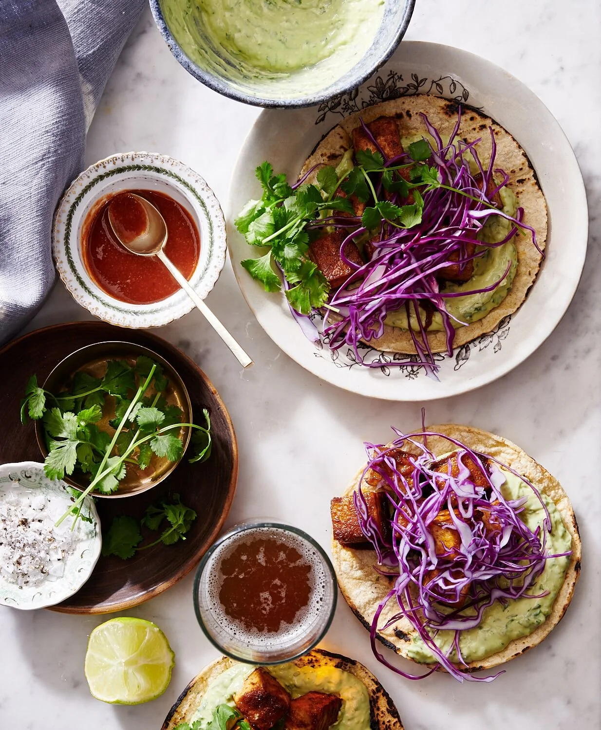 Baked Chipotle Tofu (Tacos)