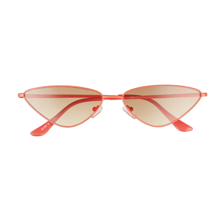 60mm Exaggerated Cat Eye Sunglasses