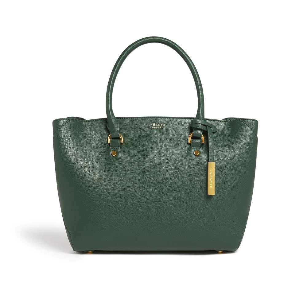Green- Sophie Vegan Leather Tote Bag