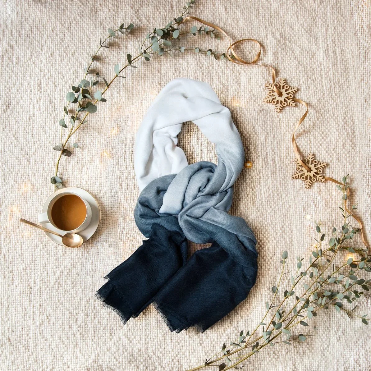 Grey Horizon Ombre Scarf