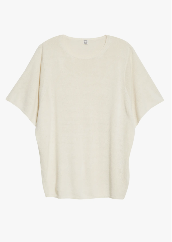 Oversize Silk T-Shirt