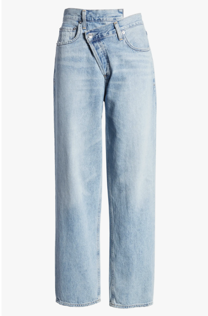 Crisscross Upsize High Waist Jeans