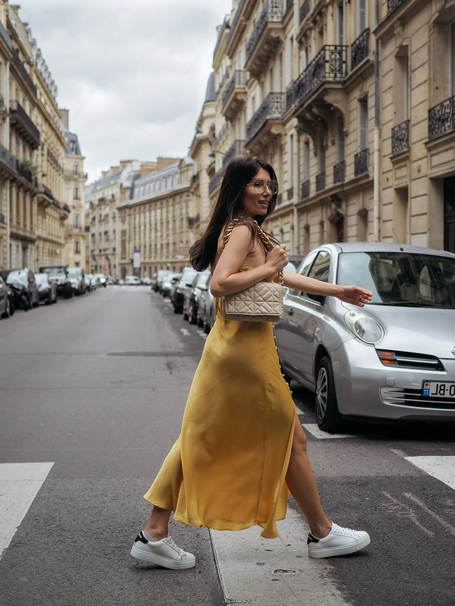 Styling Sneakers And Dresses