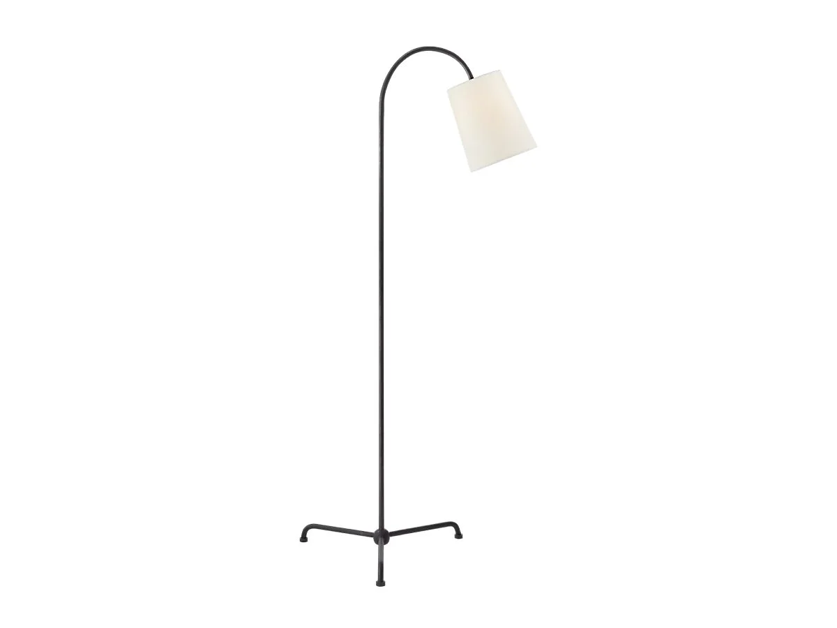 Mia Floor Lamp, Aged Iron