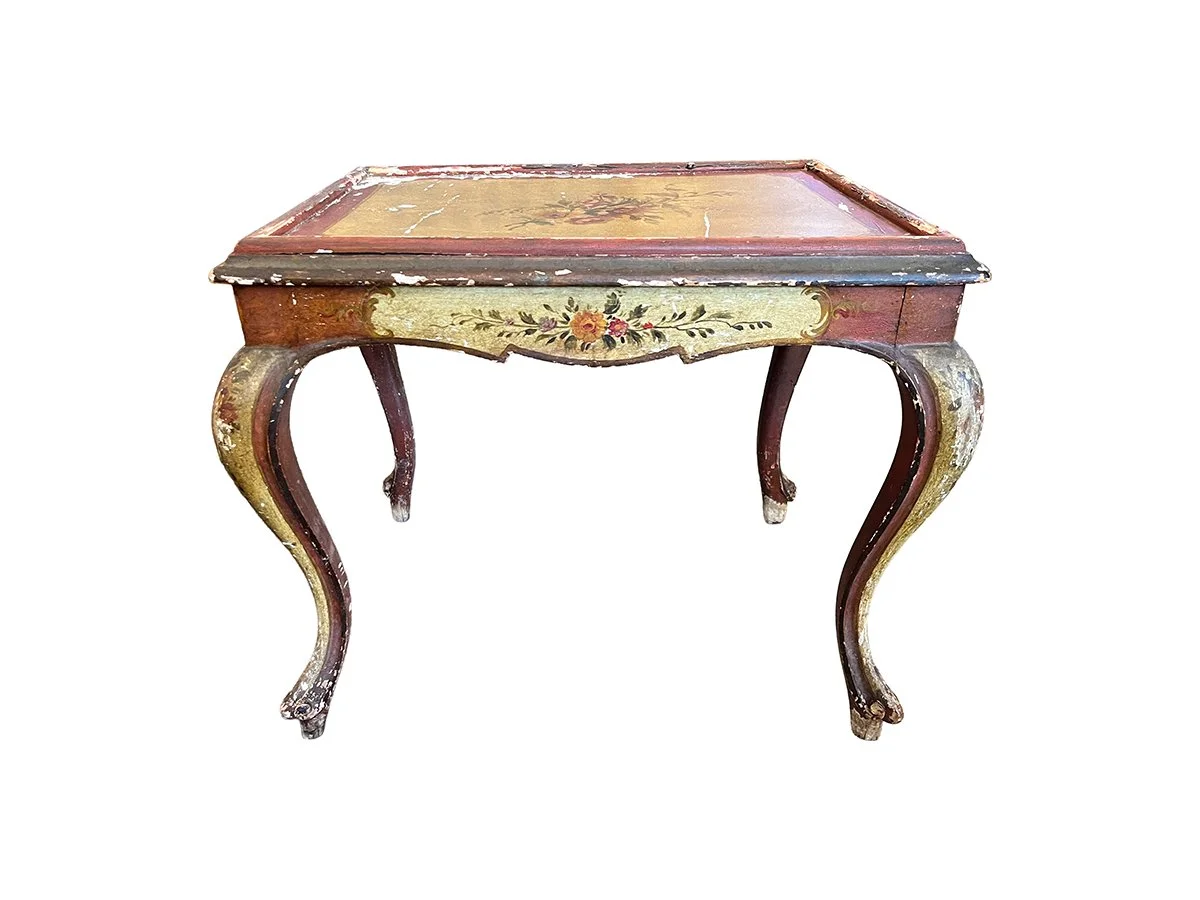 Tuscan Painted Side Table