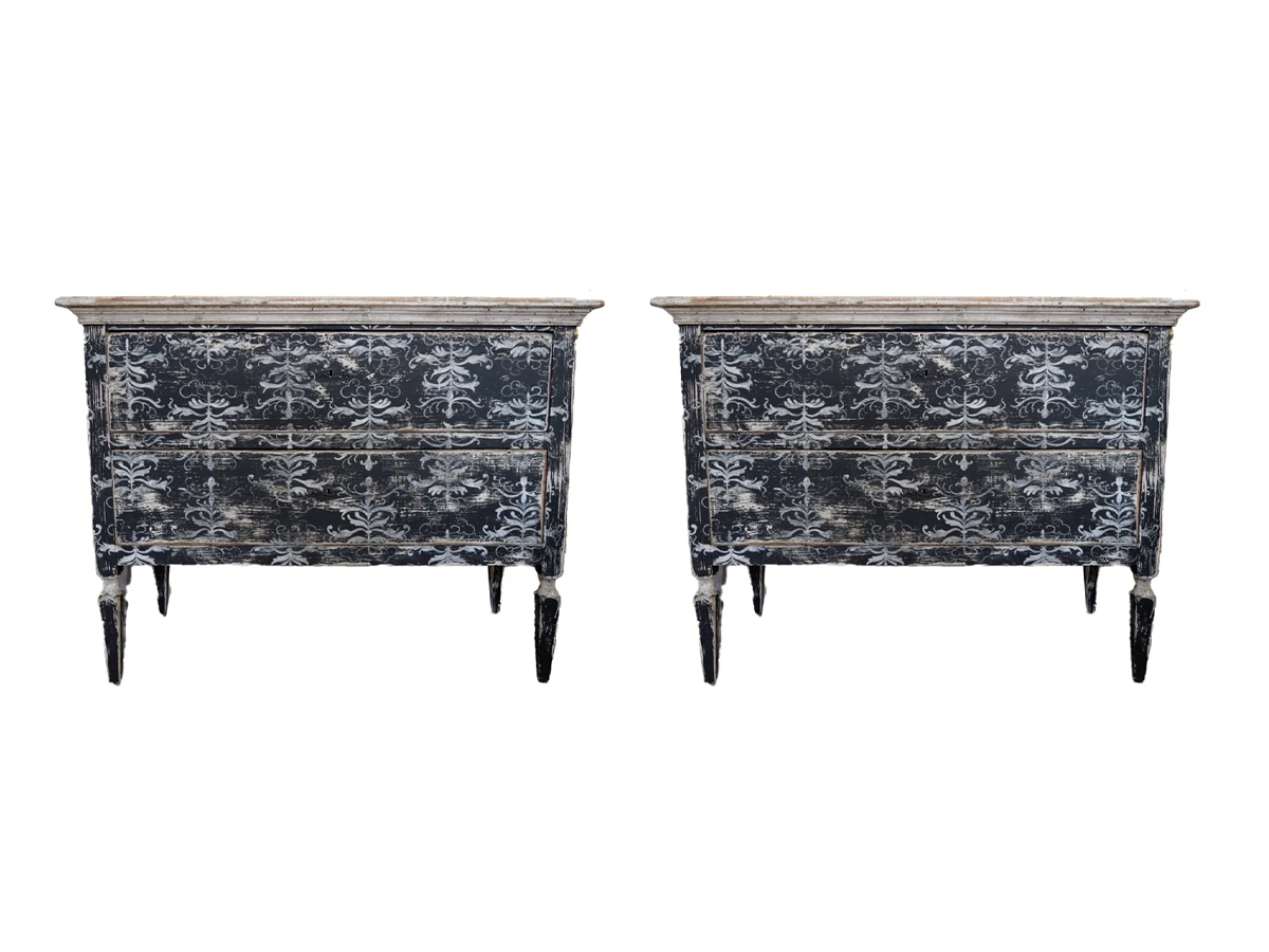 French Noir Commodes