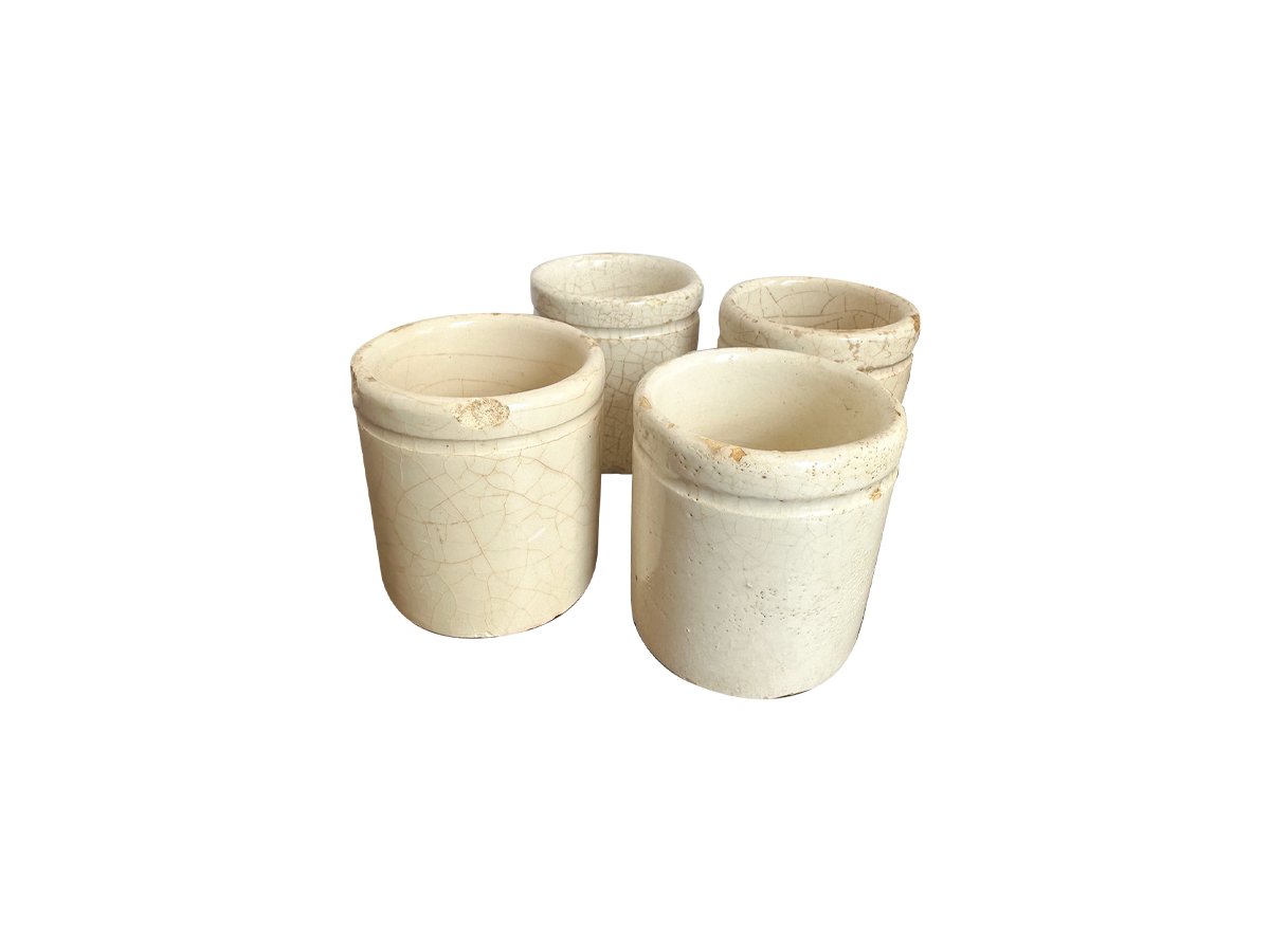 Small Creamware Vases