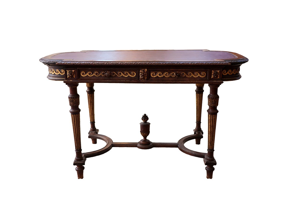 Antique French Louis XVI-Style Bureau Plat