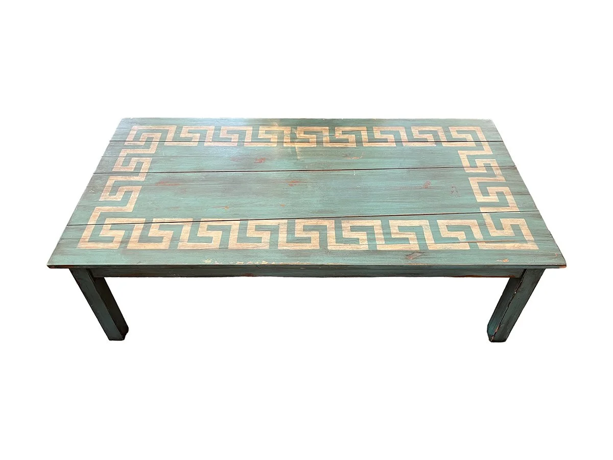 Vintage Greek Key Coffee Table