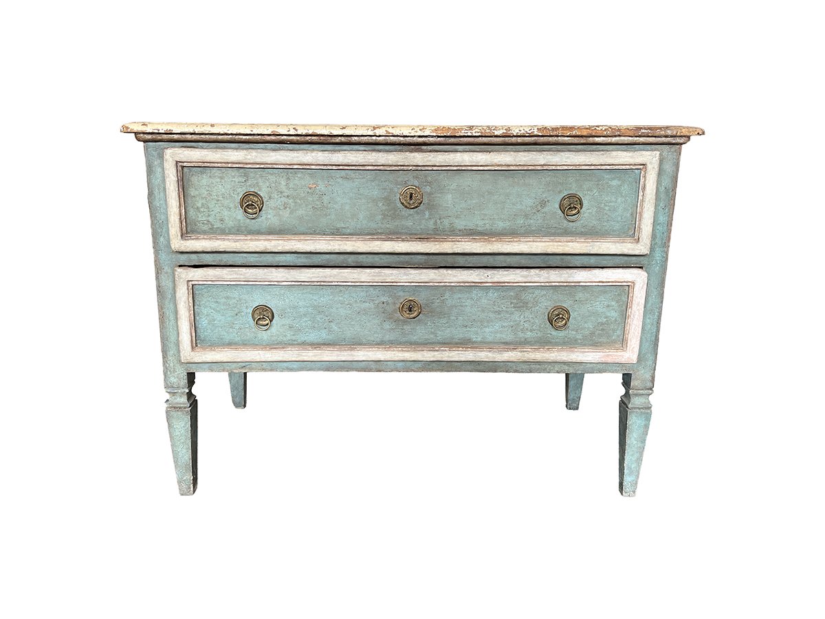 18th Century Swedish Gustavian Painted Chest of Drawers