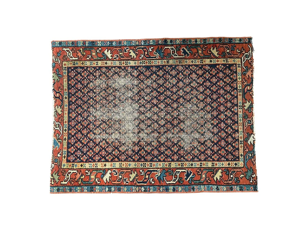 Small Antique Turkish Rug
