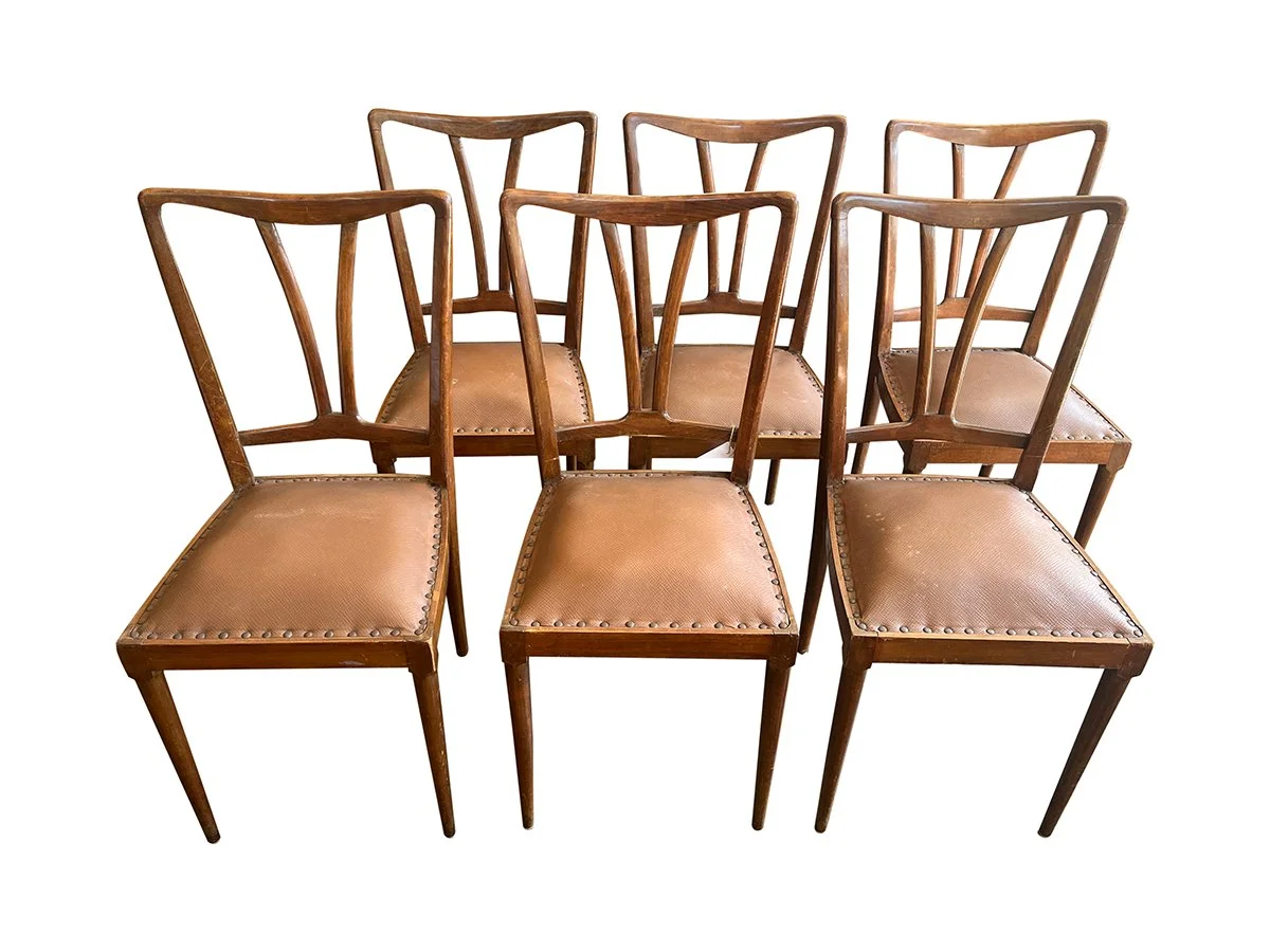 Set of Modern Italian Dining Chairs (6)