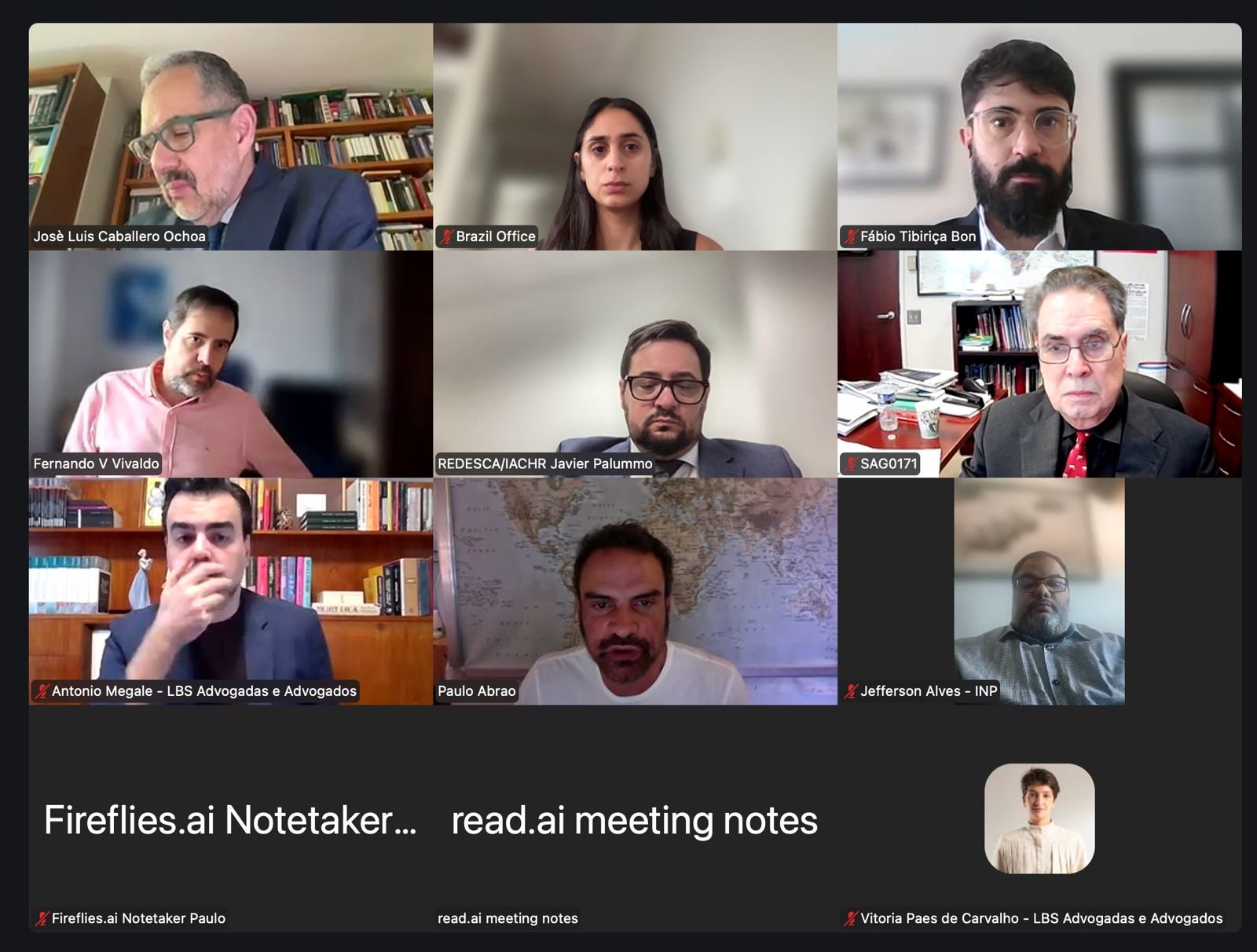 WBO Working Group on the Trade Union Movement Meets with the IACHR