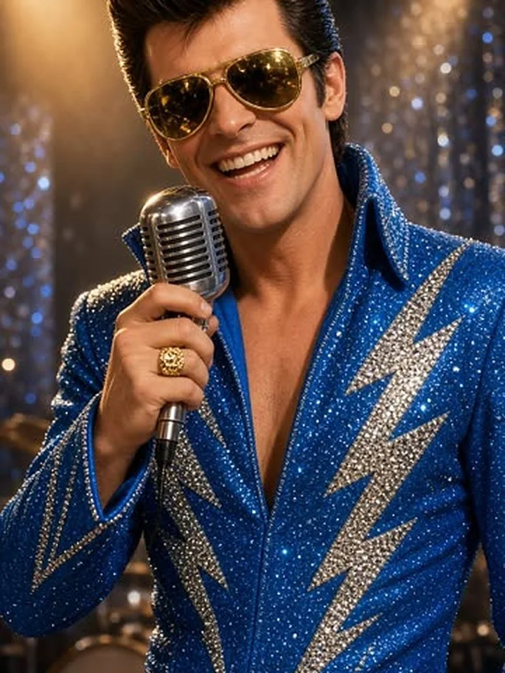 Vegas Vince, AI Vegas showman singer for custom singing telegram videos