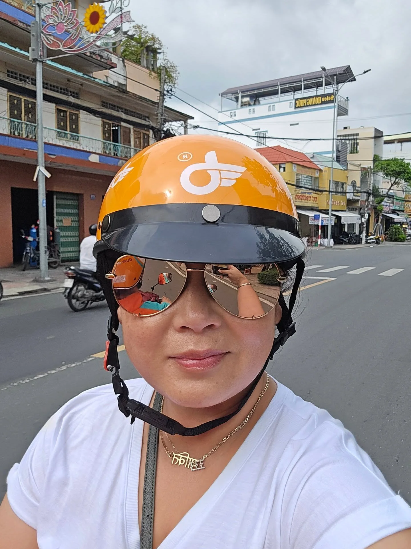 My favorite thing to do here is actually to ride on the motorbike 🏍. Of course, I don't do the driving because the traffic here is crazy. This has been quite an adventure and a personal journey. I am very sensitive all around, and this is definitely