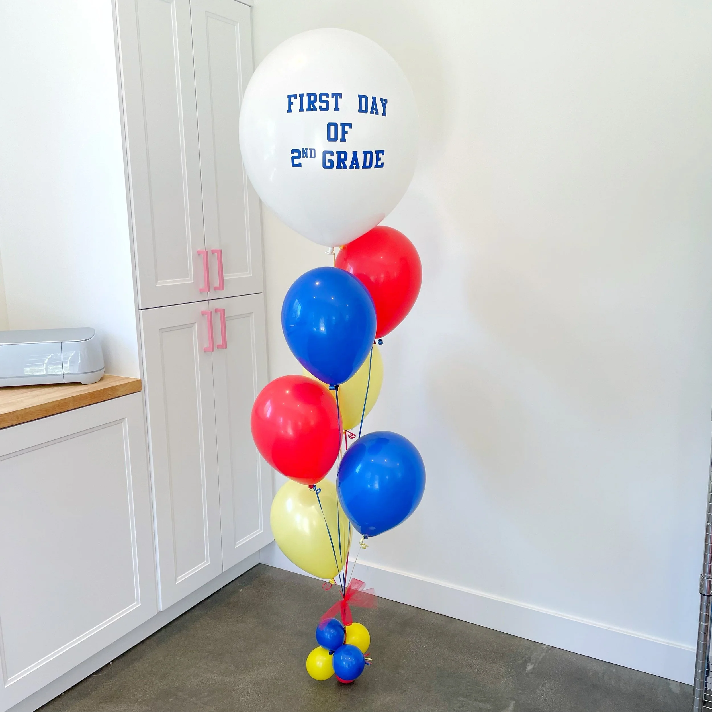 Customized First Day Balloon Bouquet