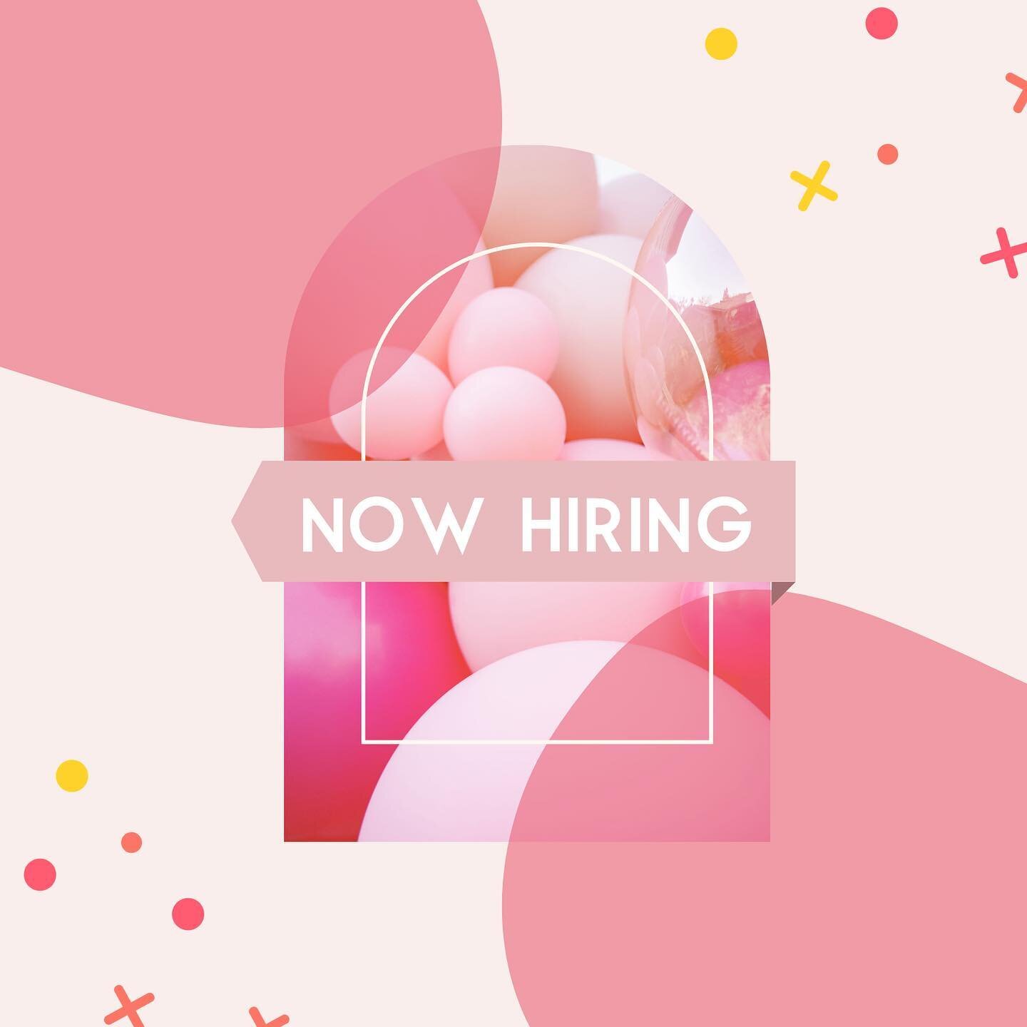 I am so excited because F&amp;F is growing! 🎉💕✨

We are looking for another member to add to our crew to help us at on site installations and some in office job prep. 

If you have week day morning availability with the option to pick up some weeke