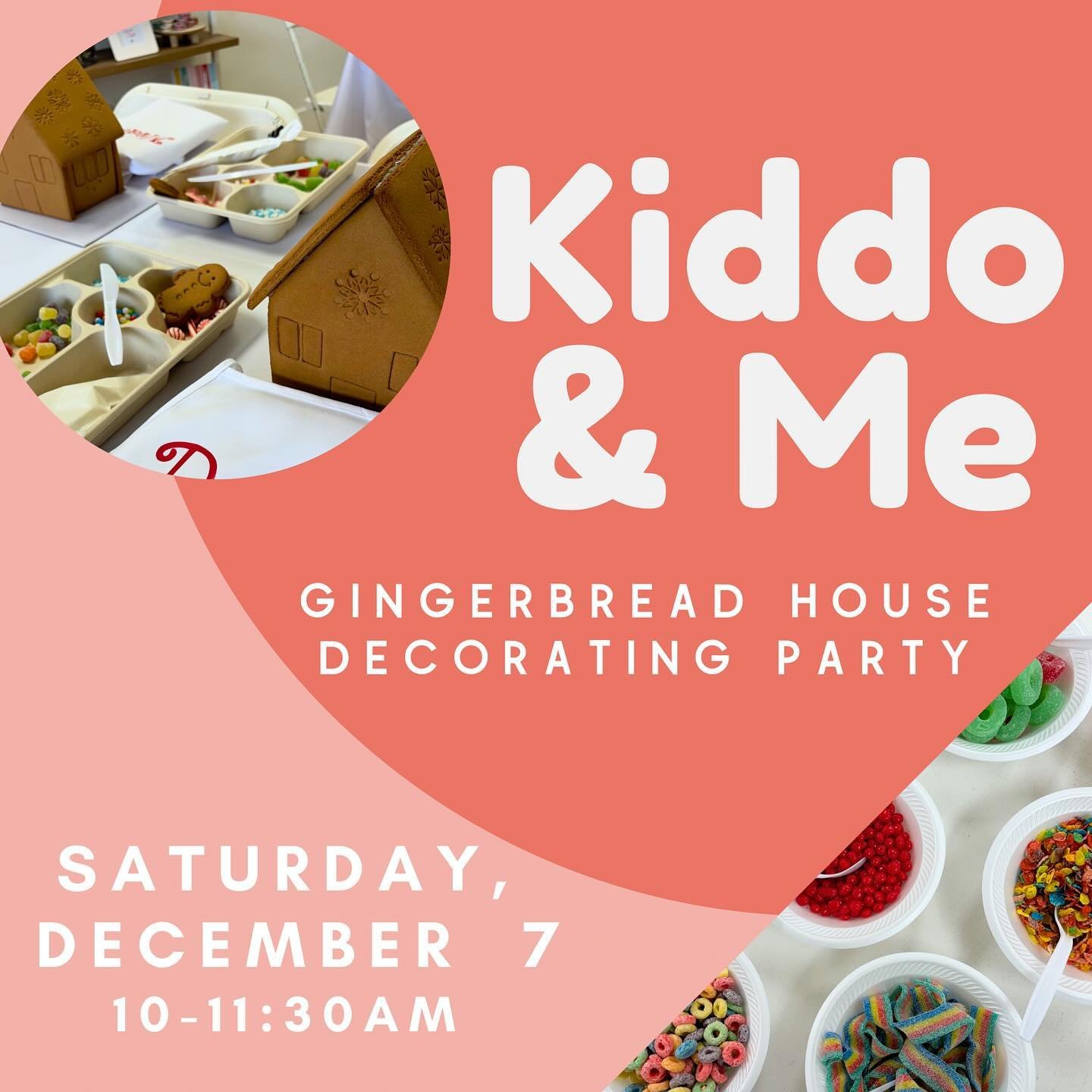 Tickets are live for our Kids Gingerbread House Decorating Party and they are going fast!! 🏃&zwj;♀️💨

This event sold out last year so if you want to join us for one of my favorite days of the year, be sure to snag your tickets. 🎈 

Leave the mess