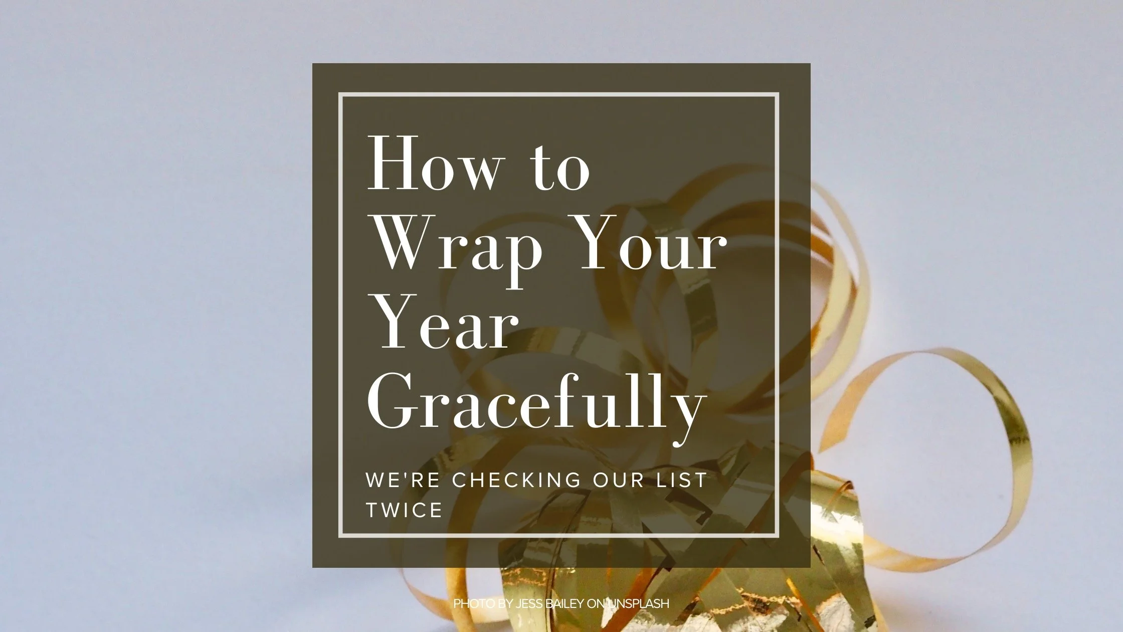 Wrapping up the year with a bow