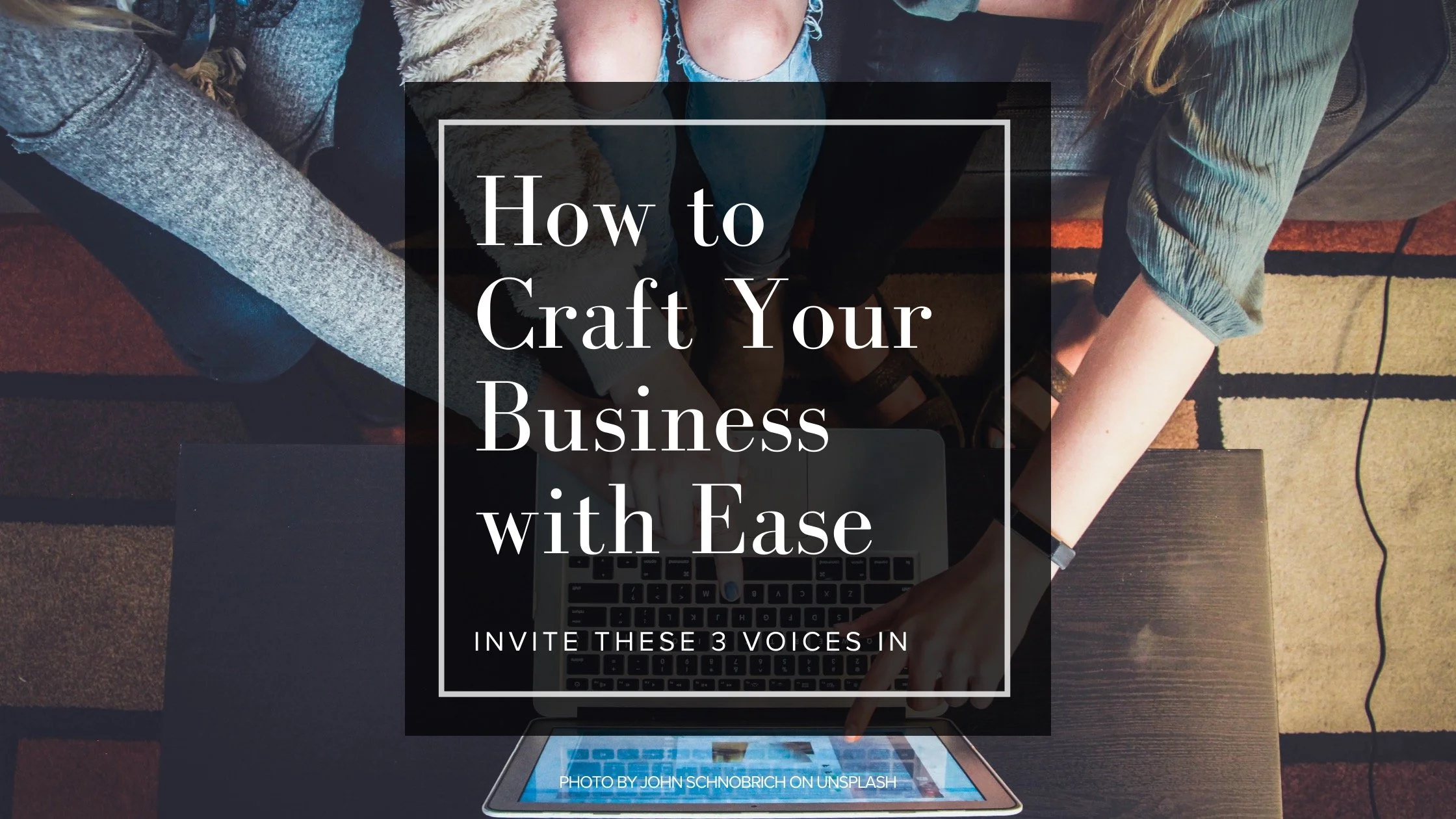 How to create a measured approach to your work by inviting three voices into your head.