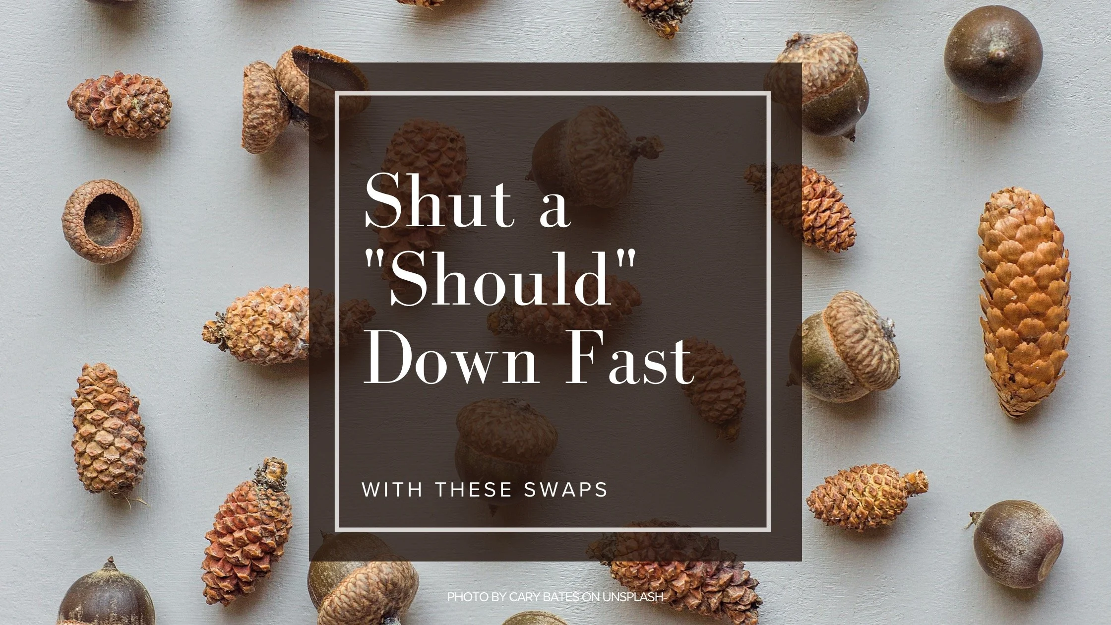 Shut a “should” down with these swaps