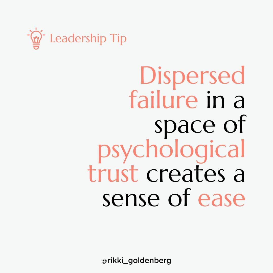 It's easy to fail when you trust your team.⁠
⁠
How's that going for your team?