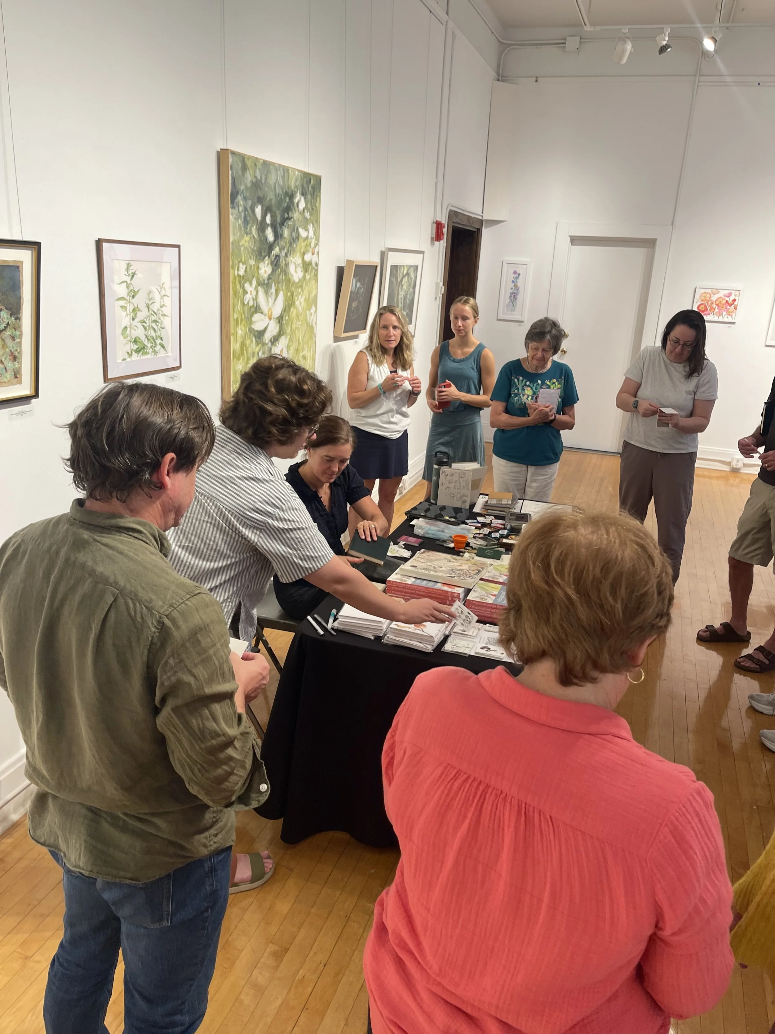 McGuffey Art Center, Botanical Art Festival, Charlottesville VA 9.11.26