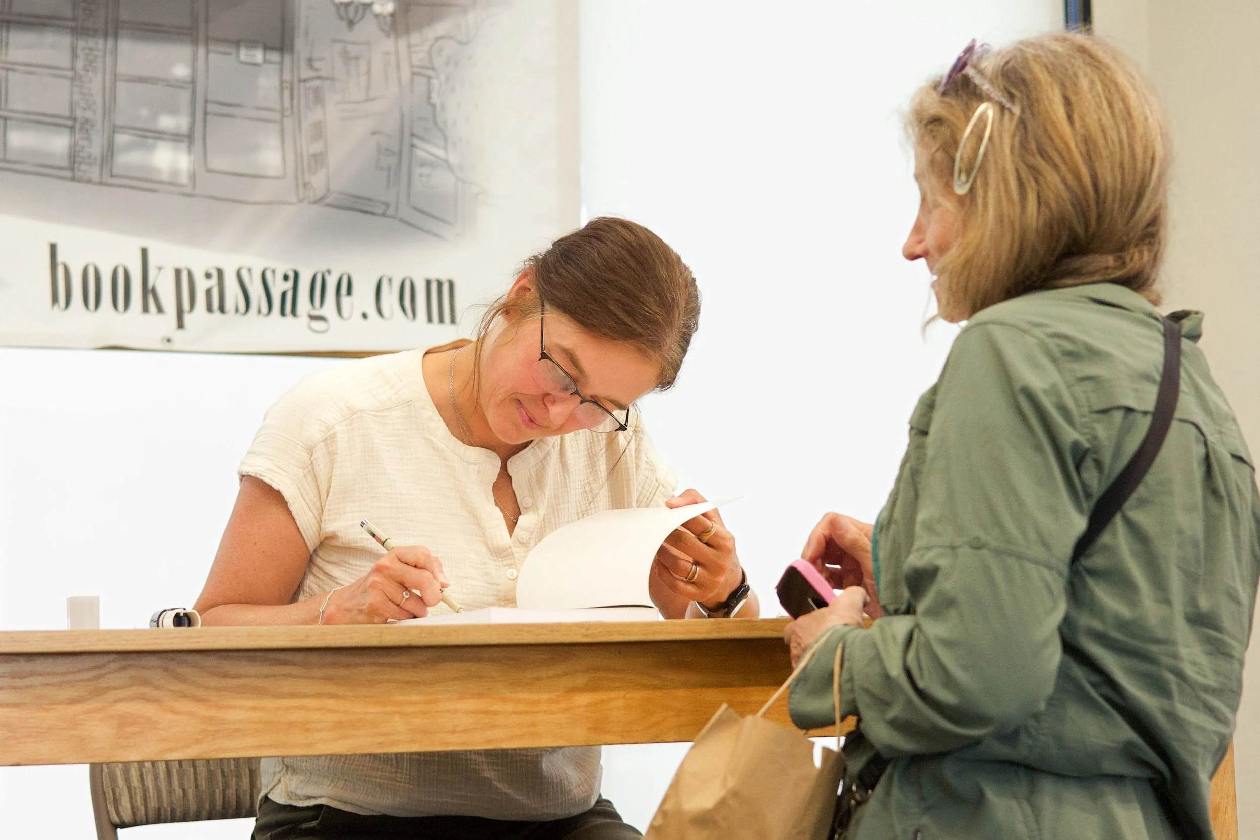 Book Passage, Corte Madera, CA 8.29.26 (photos Nicole McClung)