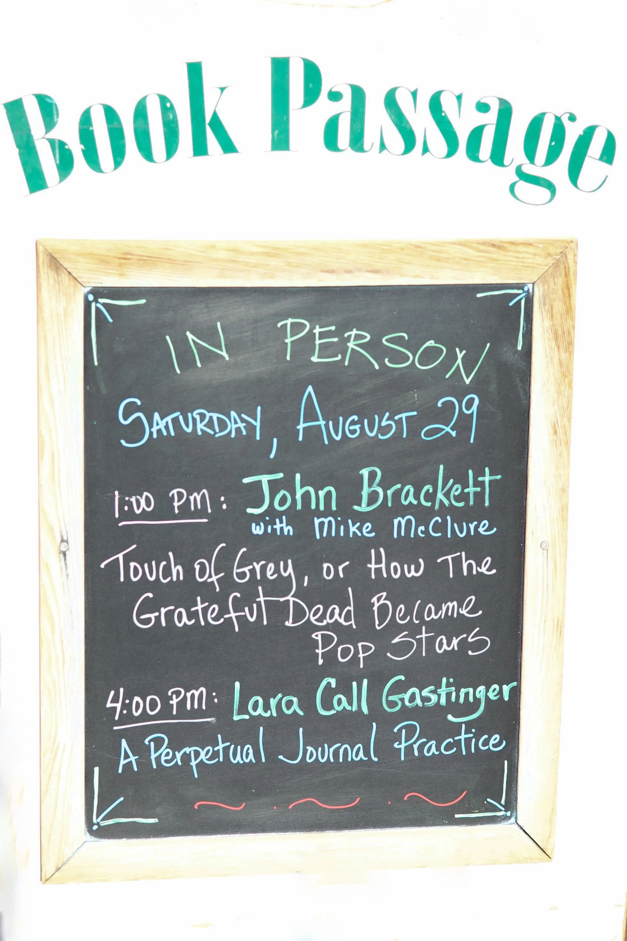Book Passage, Corte Madera, CA 8.29.26 (photos Nicole McClung)
