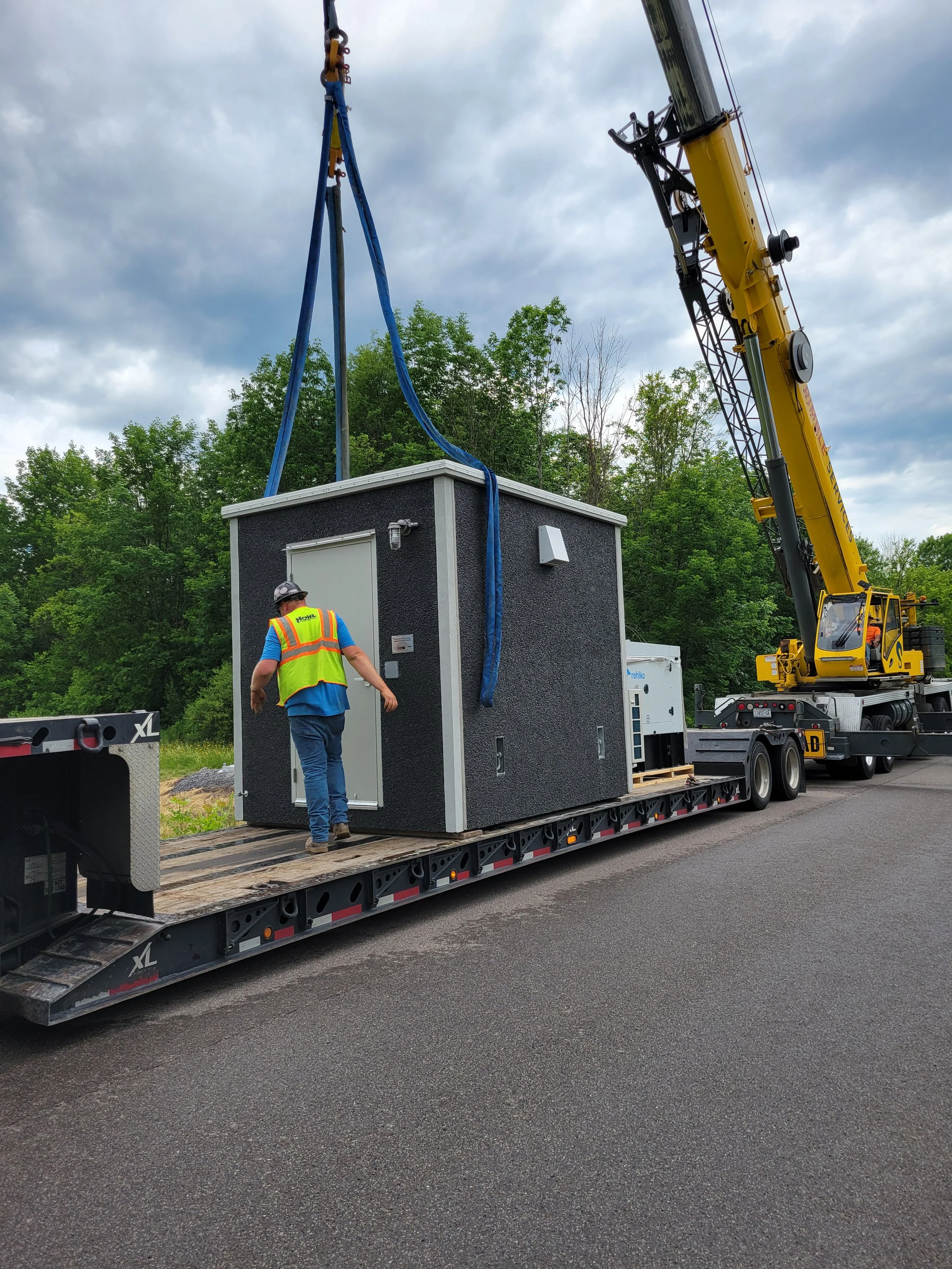 Oswego - Fulton Fiber Hut Install