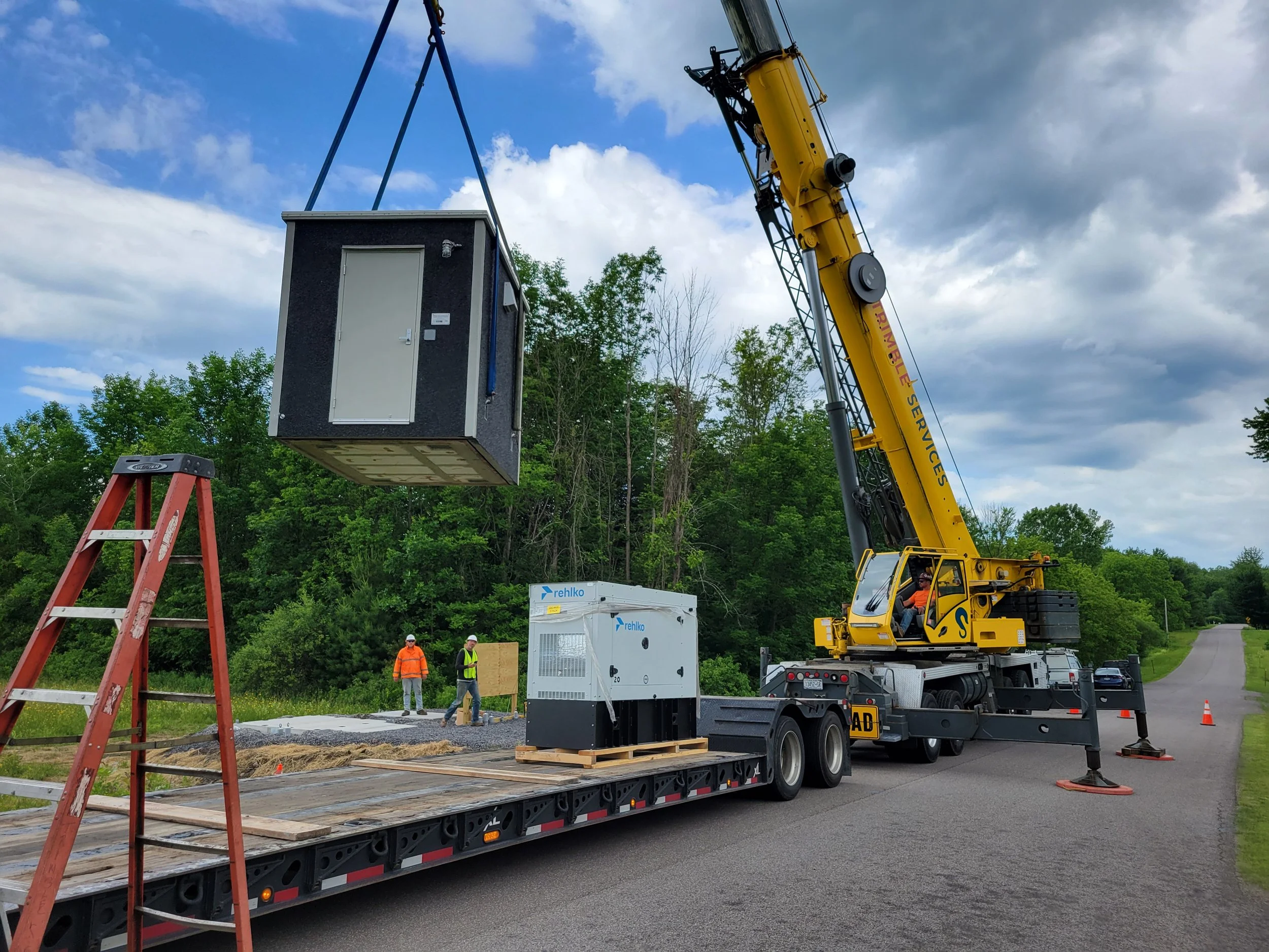Oswego - Fulton Fiber Hut Install