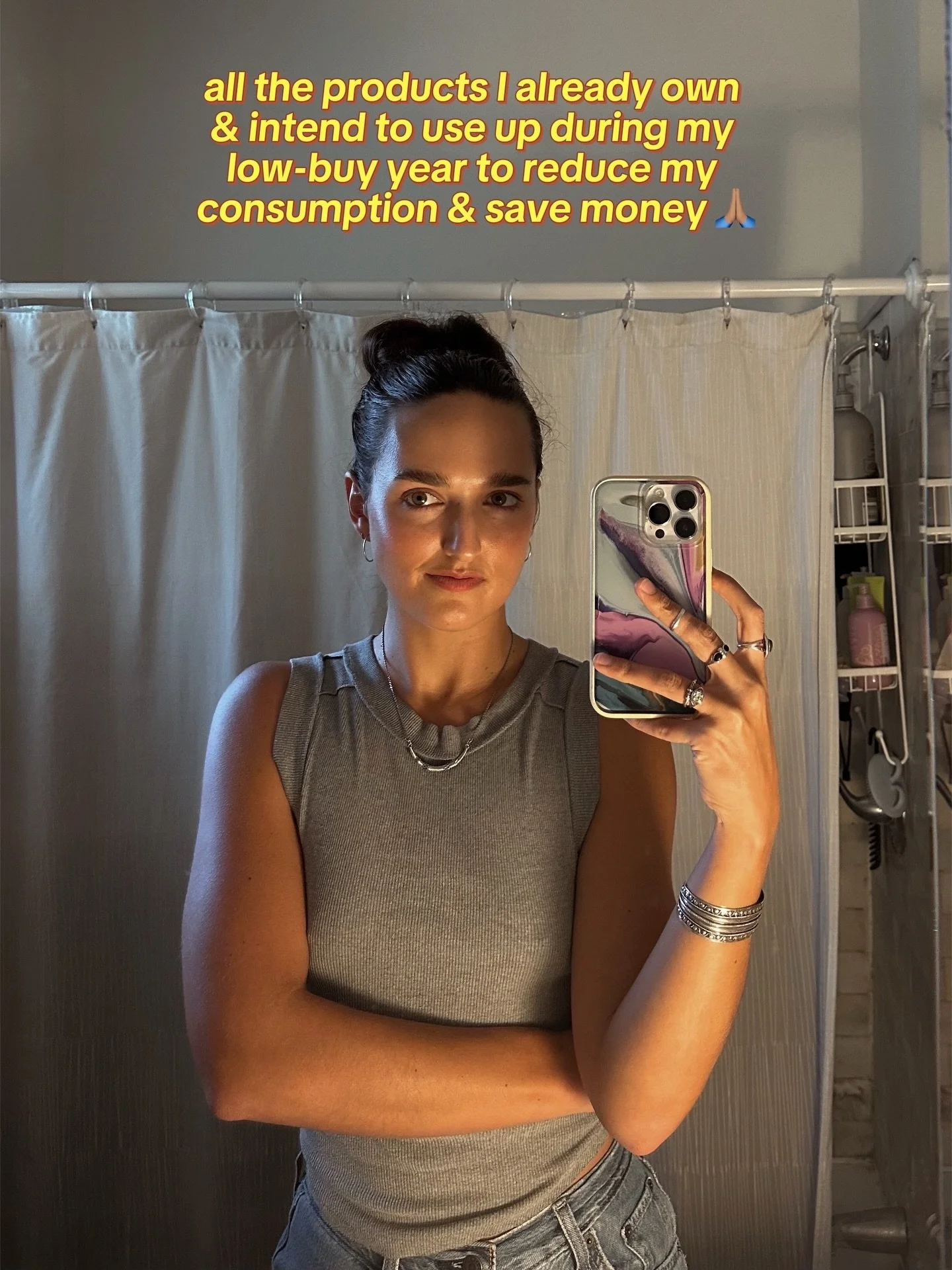 Starting a low-buy year &amp; further committing to Project Pan ✨ here are the products I&rsquo;m bringing into the new year that I already own. No &ldquo;hauls,&rdquo; just using what&rsquo;s already here until it&rsquo;s gone 💄🧴🧼 
For the next y