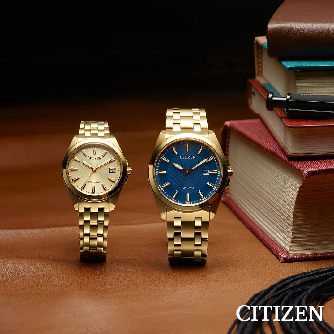 A Citizen watch is a timeless graduation gift. Sustainably powered by light and never needs a battery. #CitizenWatchEcoDrive 
Make it memorable with our personalization and engraving options.