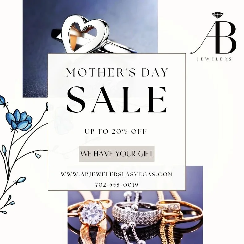 Looking for that special gift for your special mom?
We have a wide selection of jewelry & watches for her !! 
Starting today and til mother's day we will have gorgeous pieces ON SALE !!
As well, we will have some of our expert jewelry & wa